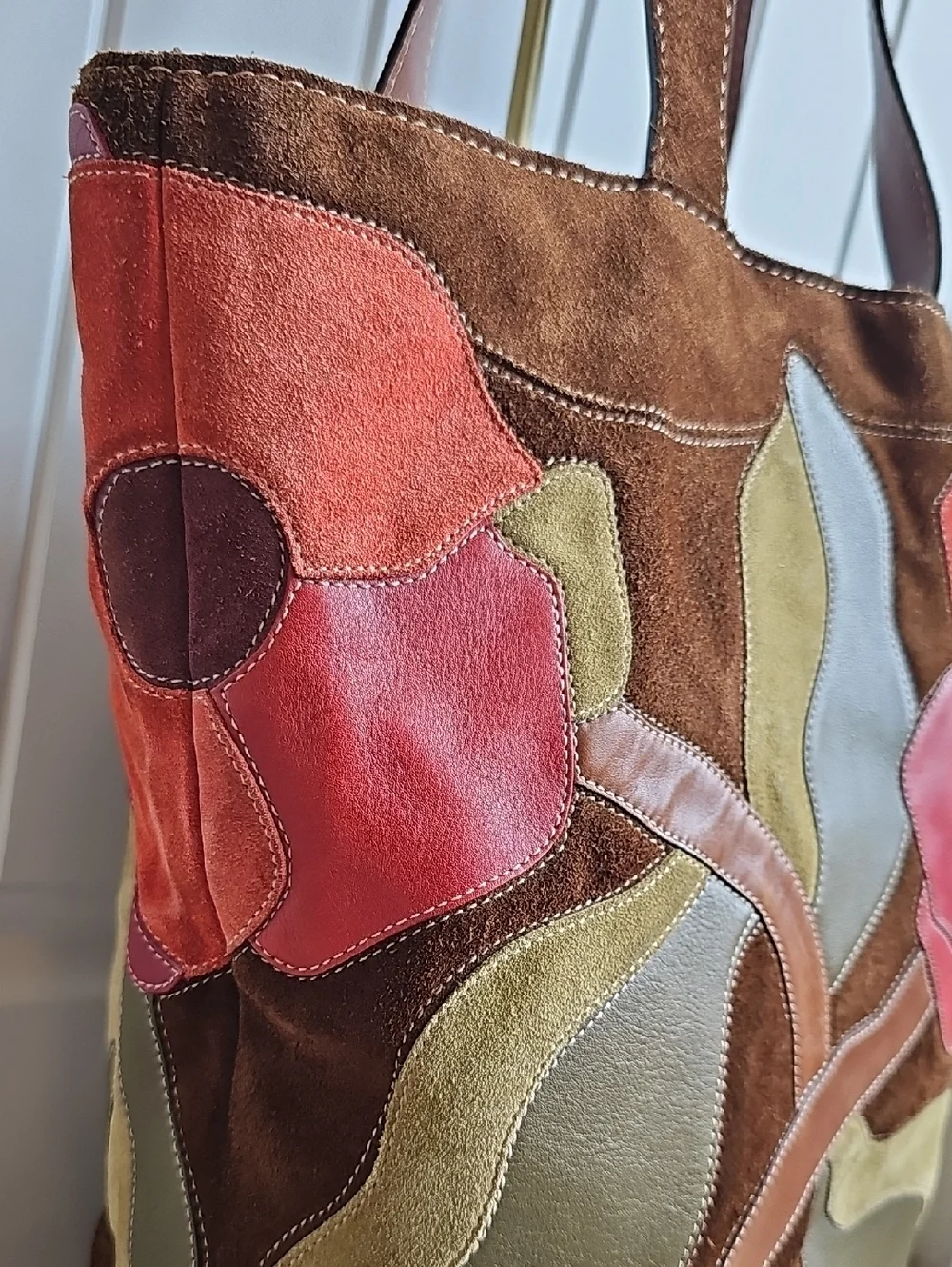 RARE Vintage 2006 Coach Limited Edition "Poppy for Peace" Suede Tote 9259 - EUC - Picture 13 of 15